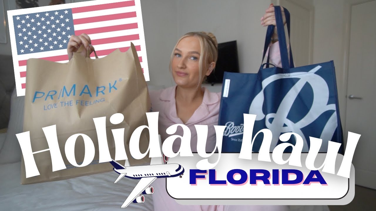 Huge holiday shopping haul!! Boots/Primark✈️☀️🛍️