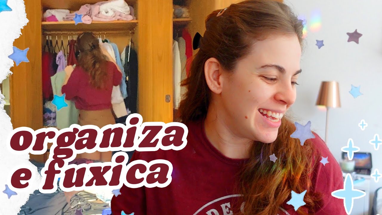 Arrumando o guarda-roupas e tirando roupas que não quero mais ✨