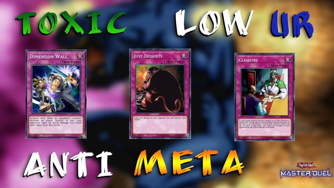 Toxic | Low UR | Anti Meta | Yu-Gi-Oh! Master Duel
