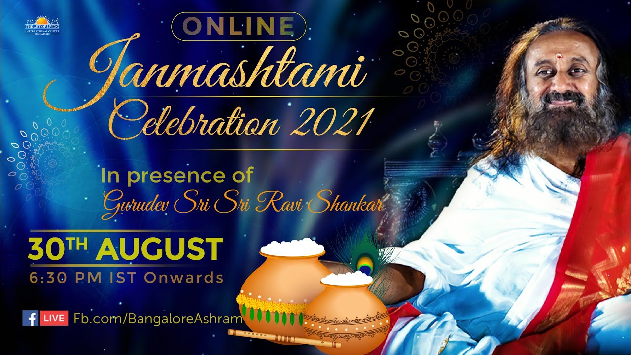 Virtual Janmashtami Celebrations from The Art of Living International Center