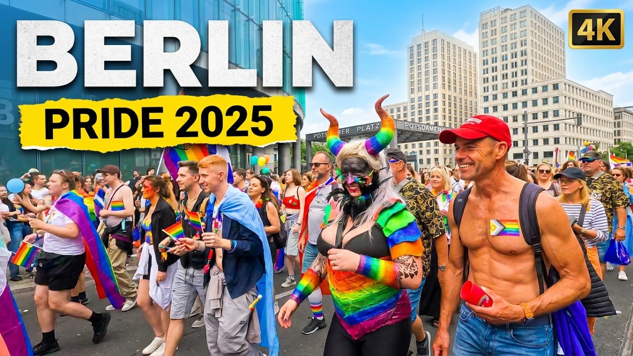CSD Berlin Pride 2025 💃🎶 Epic Dance Energy & Parade Magic at Potsdamer Platz!