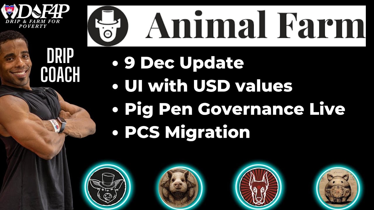 Drip Network Animal Farm 9 Dec Update UI Governance Stableswap