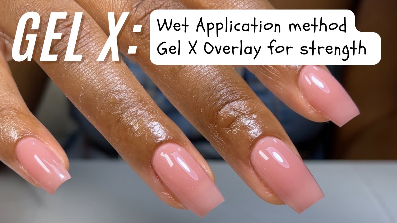 Gel X: нанесение методом 