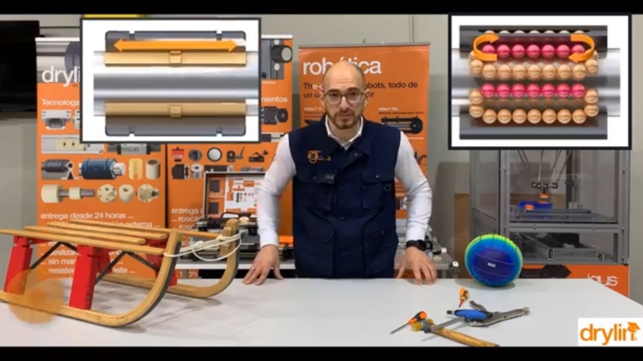 drylin Academy 1: recirculaci&oacute;n de bolas vs. cojinetes de fricci&oacute;n
