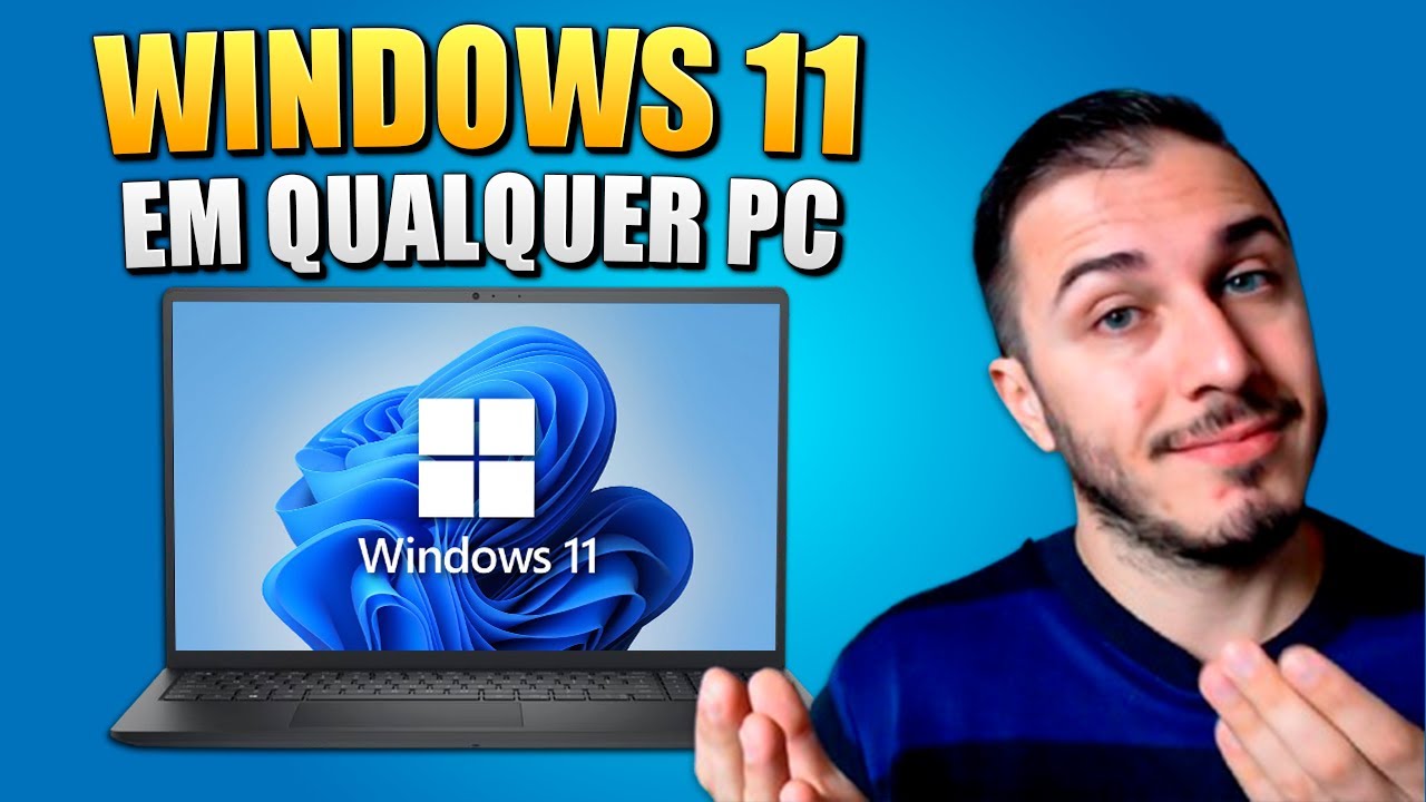 COMO INSTALAR WINDOWS 11 EM QUALQUER PC PASSO A PASSO (AT&Eacute; PC ANTIGO)