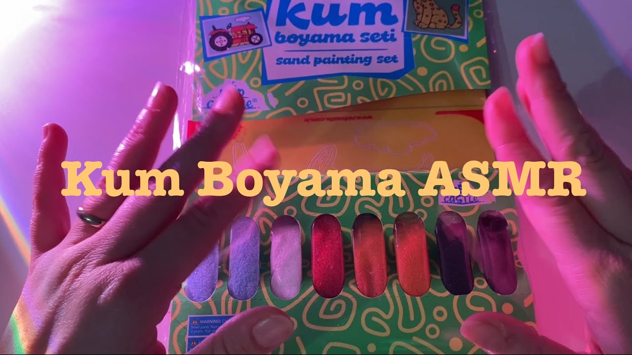 Kum Boyama #türkçeasmr | Sand Painting #asmr