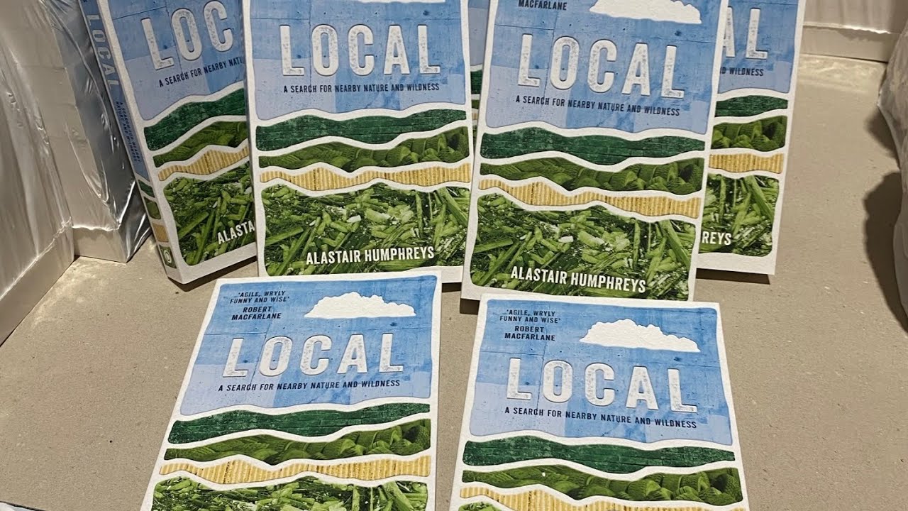 Unpacking my new book, Local