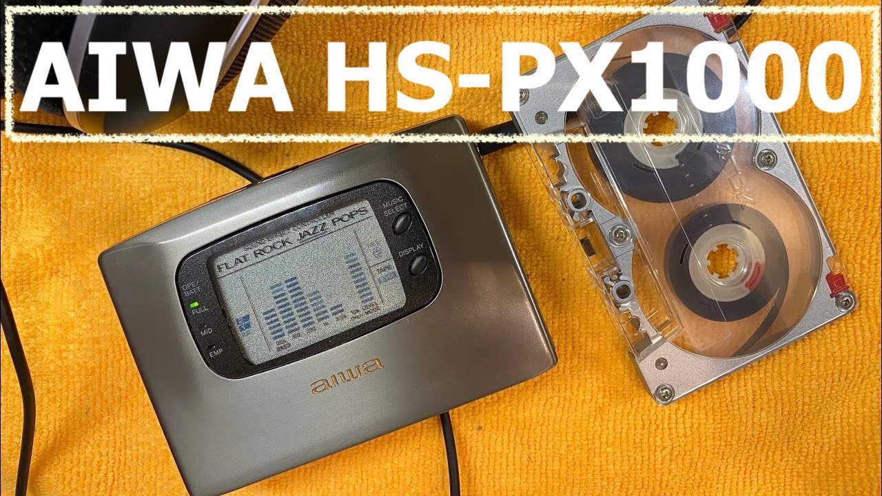 Aiwa HS PX1000 titanium walkman cassette player repair fix #challenging #diy #repair E0075