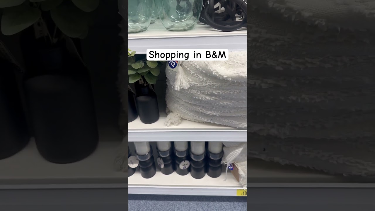 Shopping in B&M