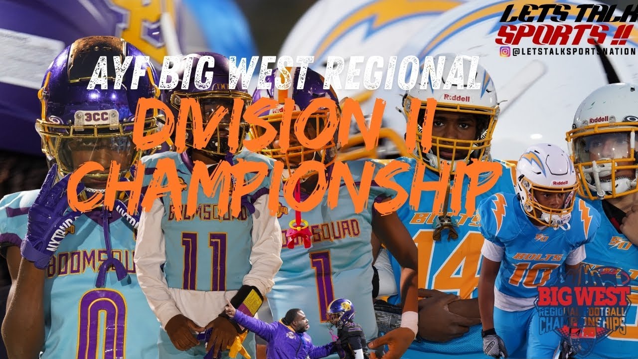OAKLAND DYNAMITES (BOOMSQUAD) VS SAN DIEGO BOLTS (NATURE BOYZ) AYF BIG WEST REGIONAL CHAMPIONSHIP