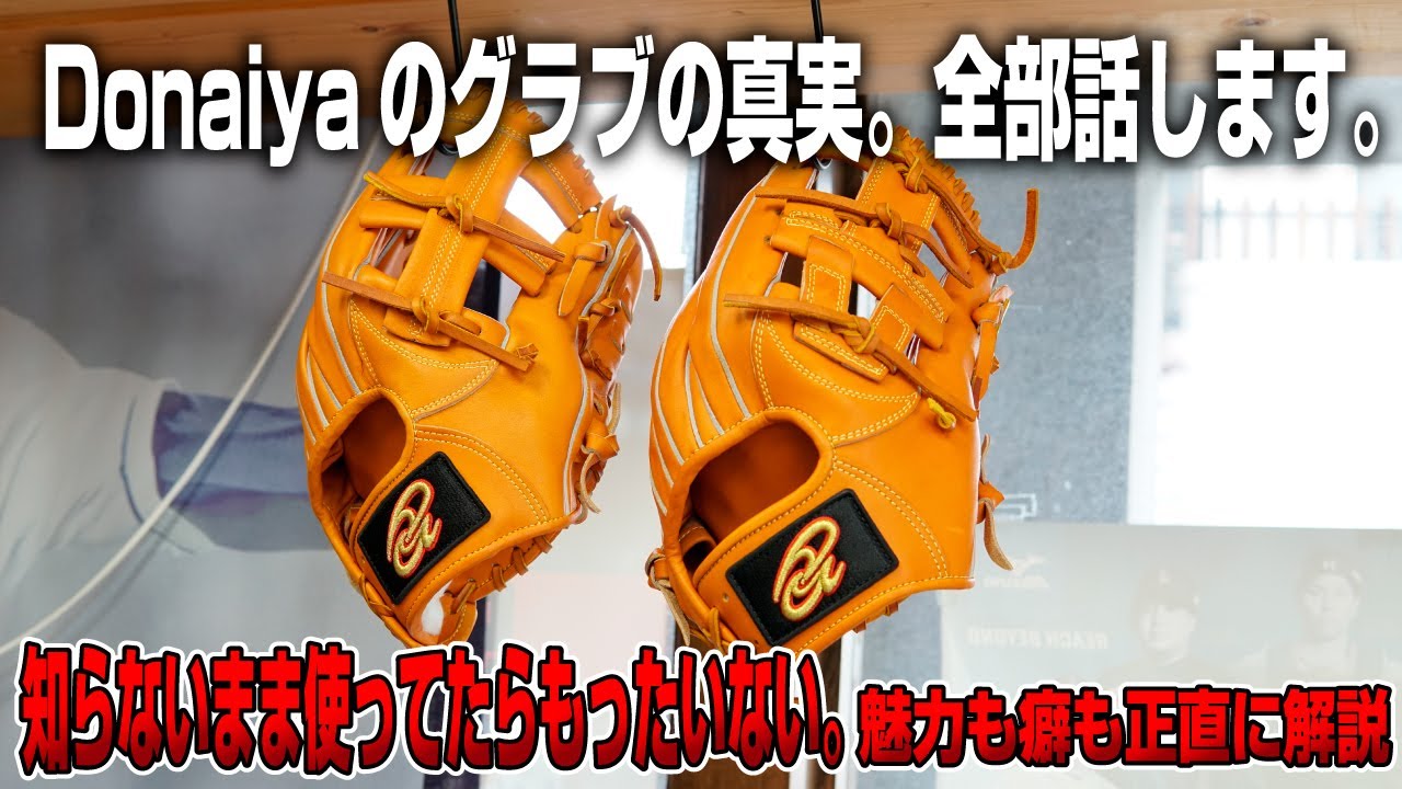 やっぱりドナイヤが好きすぎる！内野手用を久しぶりに大解説！絶対欲しくなります！