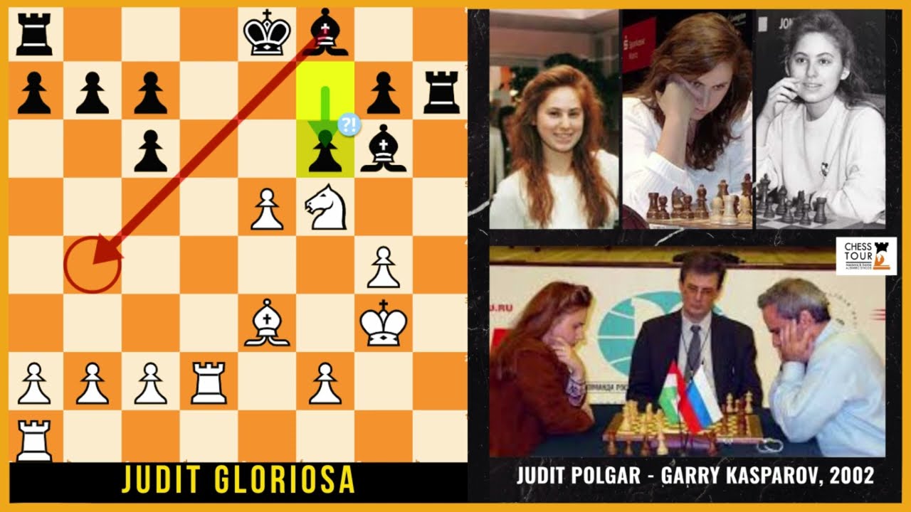 TRIUNFAZO de Judit que DERRIBA al CAMPEÓN DEL MUNDO! 🔥 J. Polgar - Kasparov, 2002