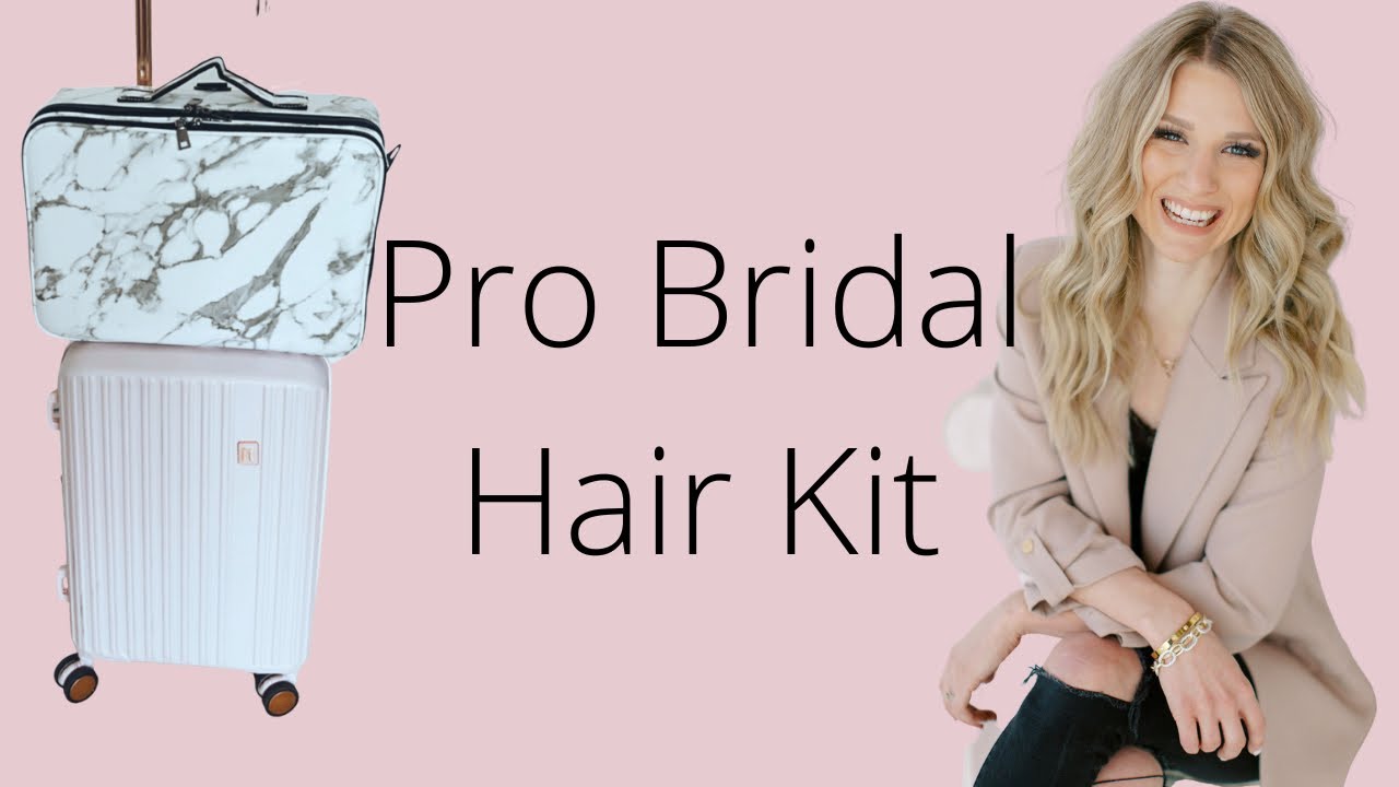 How I Organize My Bridal Hair Kit| Traveling Hairstylist Kit