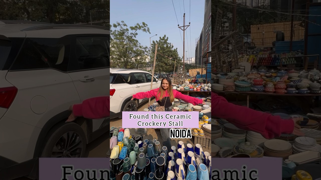 Affordable Crockery in Noida #shortsvideo #shopping #noida #banjara #tranding