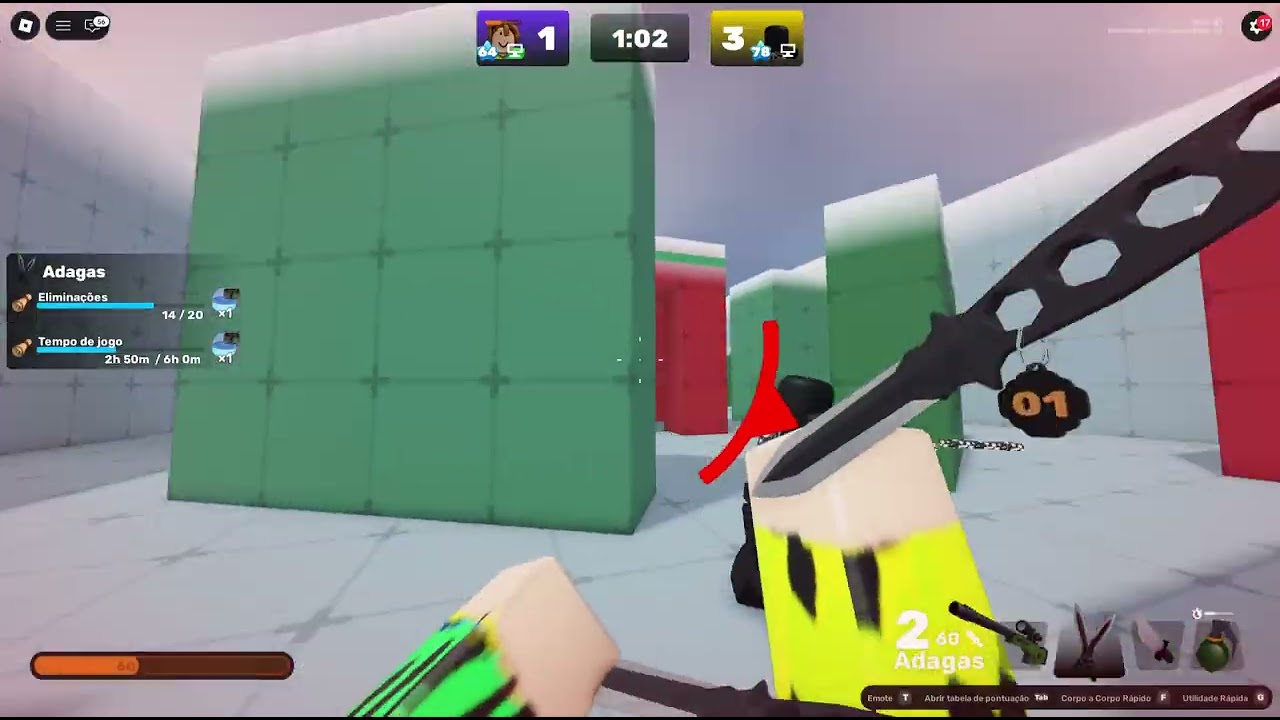 Roblox Eu sou bom demais💀💀
