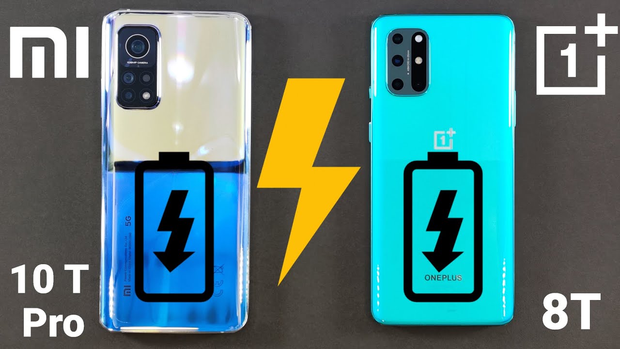 OnePlus 8T vs Xiaomi Mi 10T Pro Battery Charging Speed Test - I'm impressed
