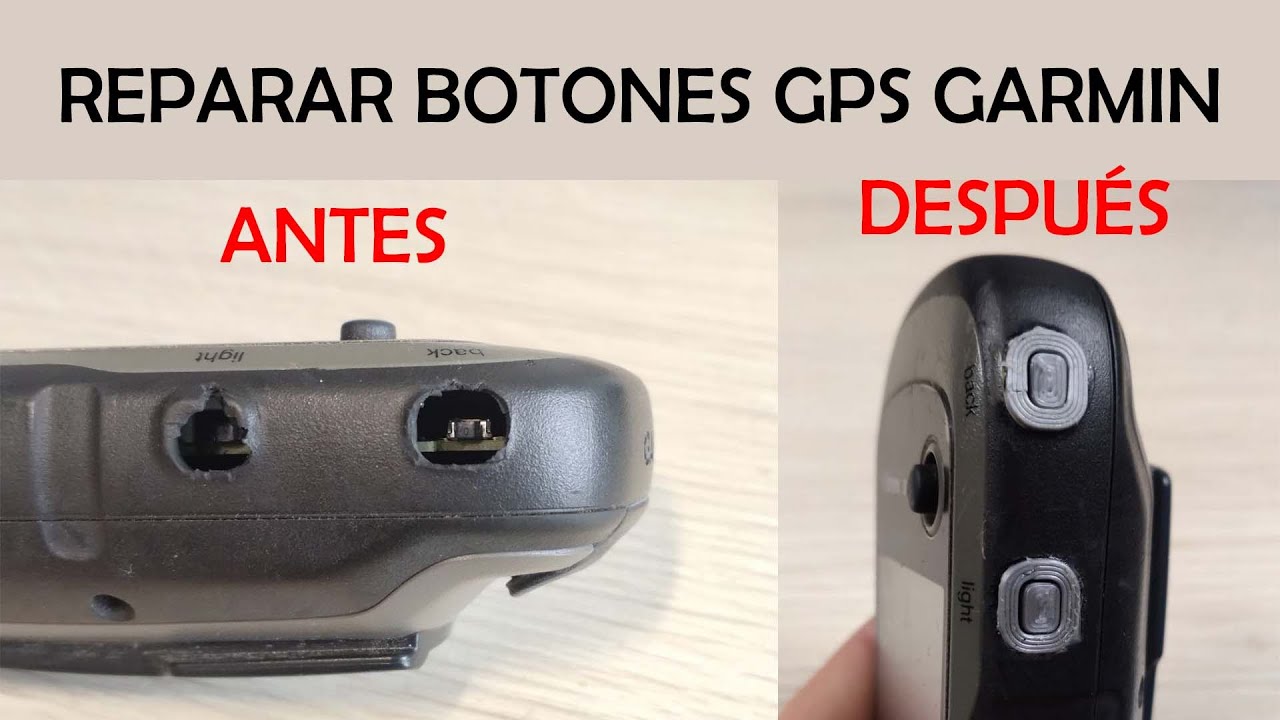 Reparar botones Garmin Etrex 10, 20, 30