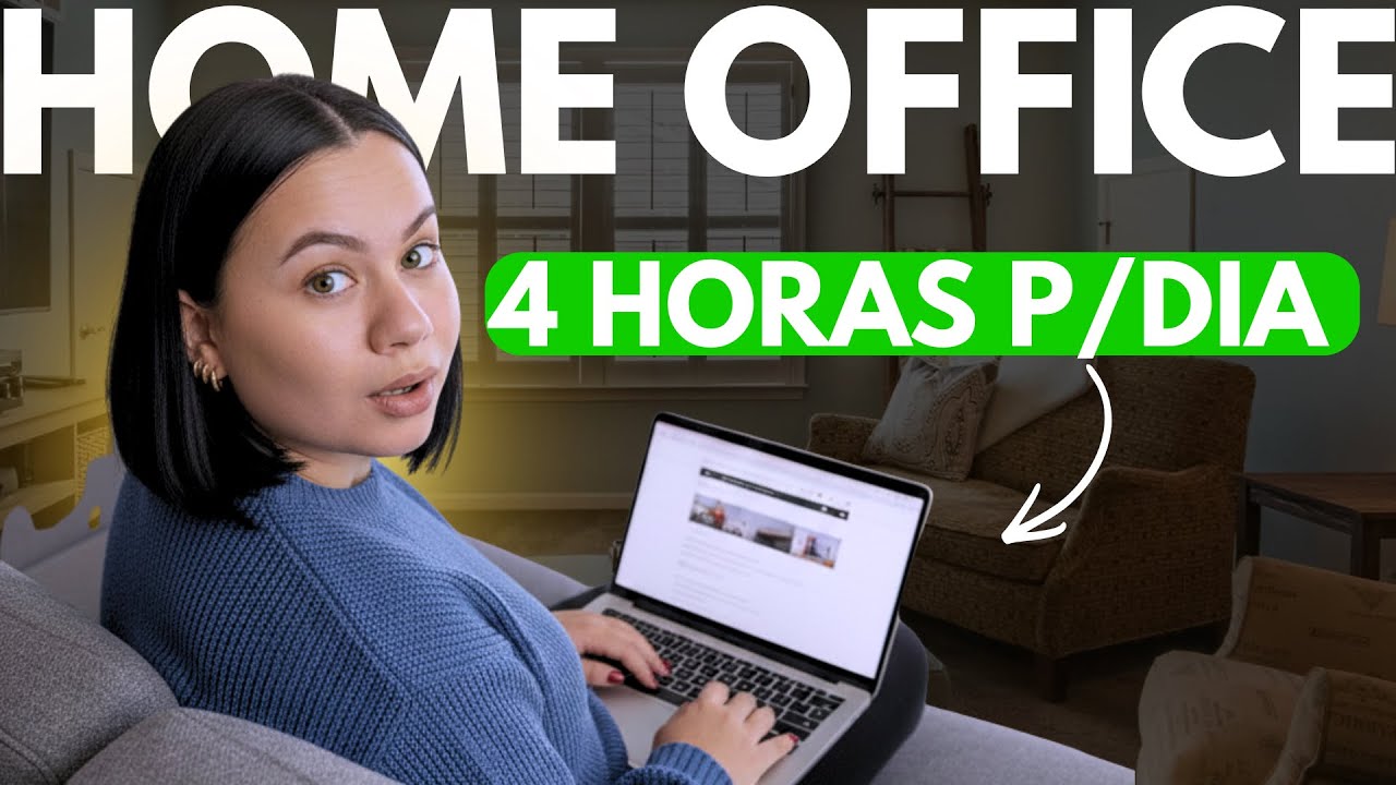 UM TRABALHO Home Office PARA QUEM TEM COM POUCO TEMPO