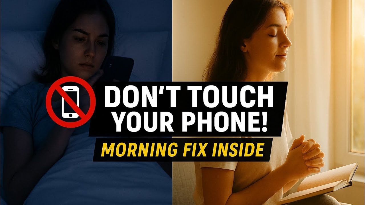 DON'T TOUCH YOUR PHONE IN THE MORNING.. DO THIS INSTEAD