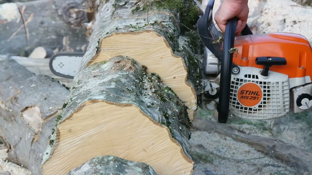Log splitter machine & Stihl 291 Chainsaw