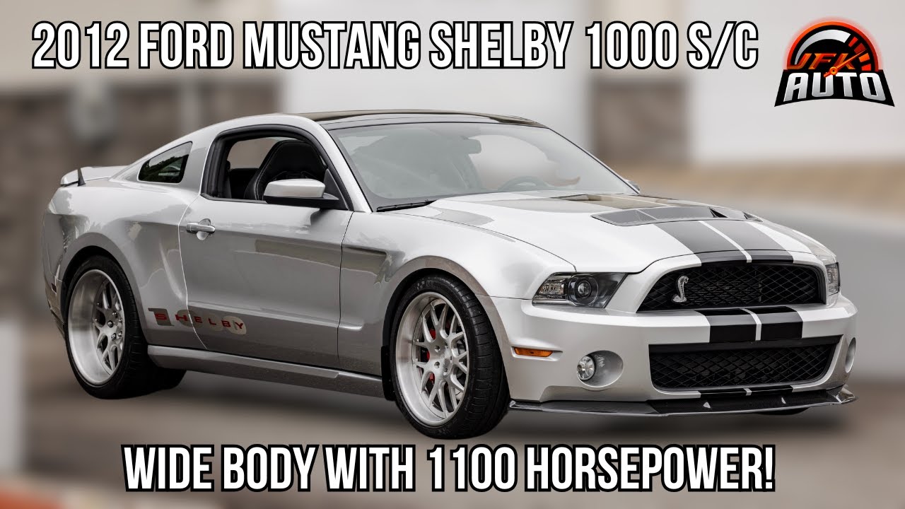 2012 Ford Mustang Shelby 1000 S/C Wide Body with a Glass Roof!
