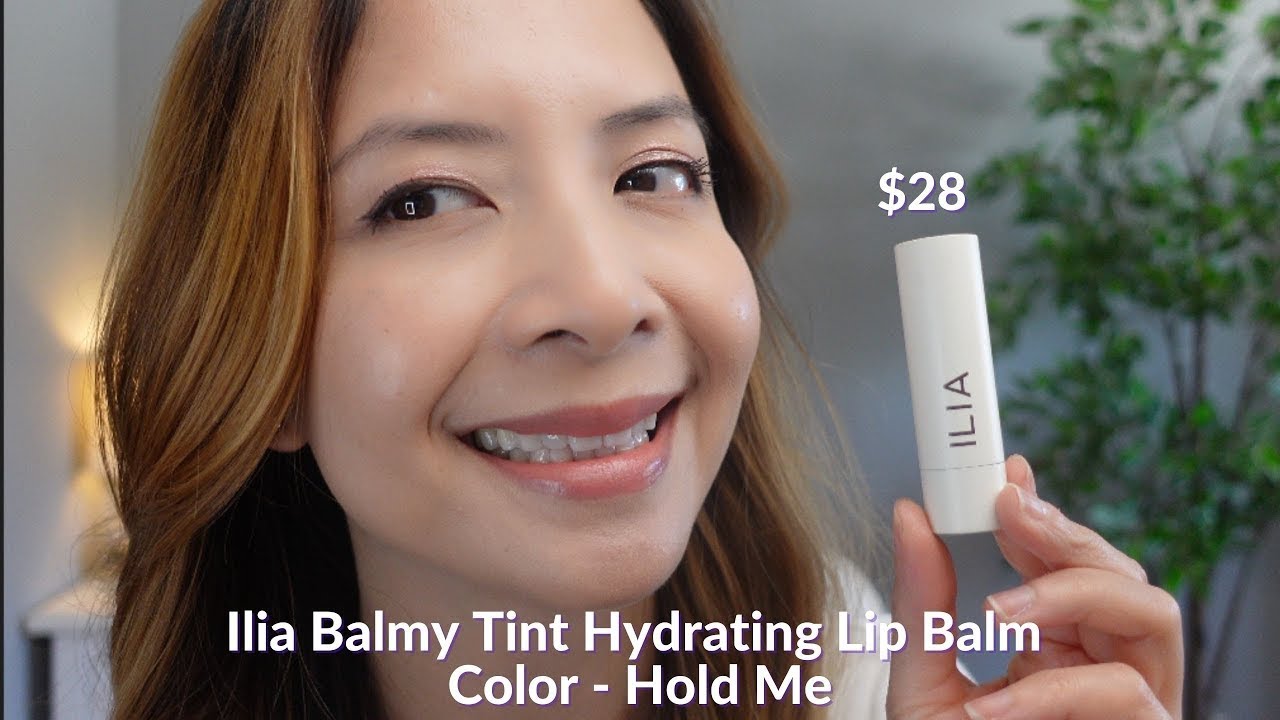 Ilia Balmy Tint Hydrating Lip Balm   Color Hold Me Wear Test #Beauty #skincare #lipstick