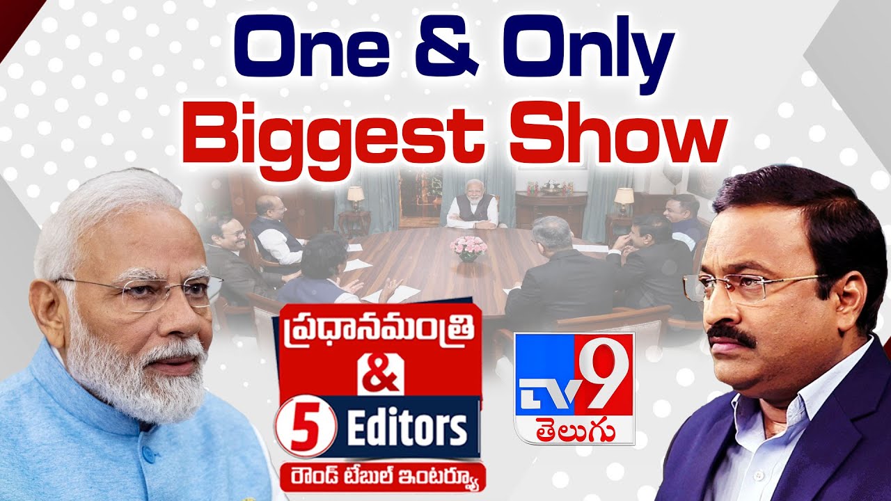 PM Modi Exclusive Interview | PM Modi & 5 Editors - TV9