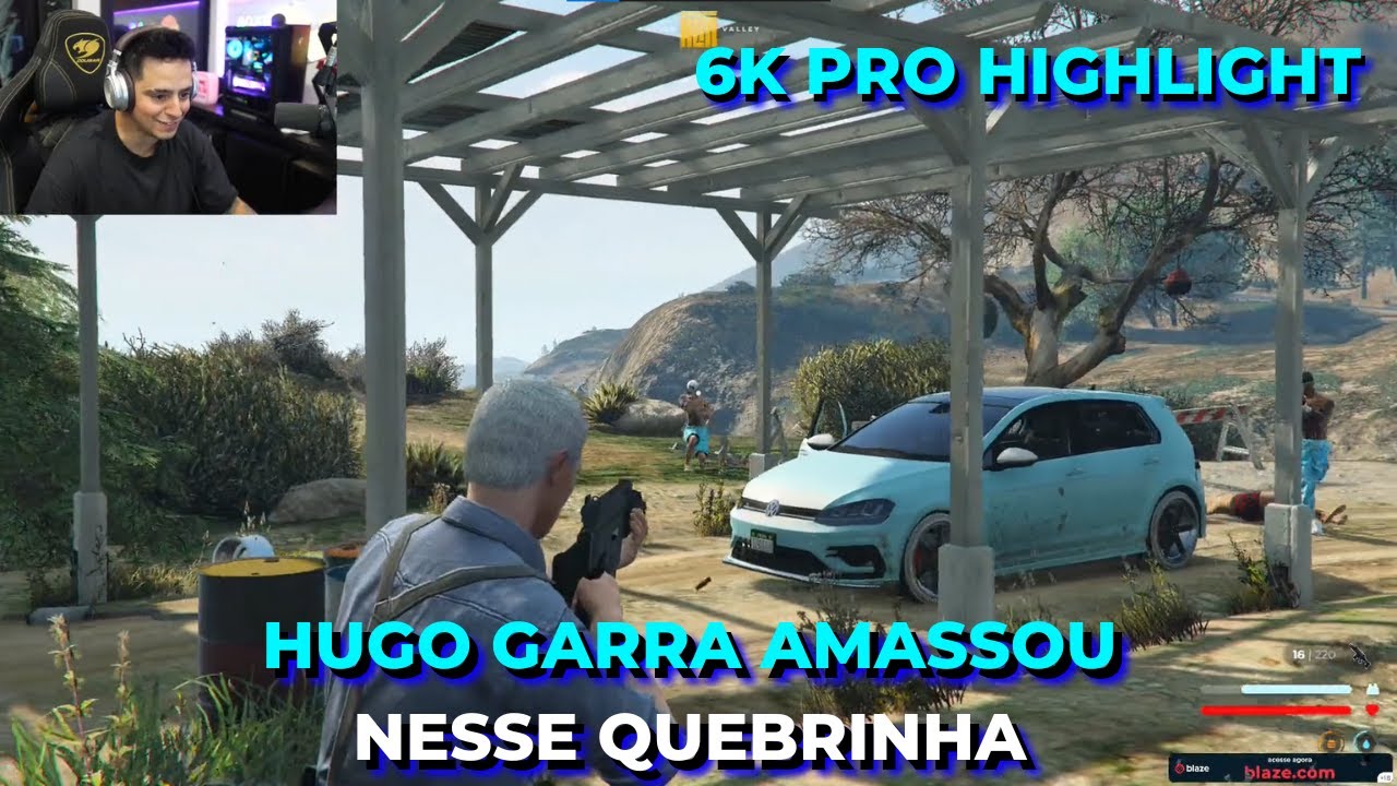 HUGO GARRA ENCONTROU A GANGUE DO GOLF E FEZ HIGHLIGHT [GTA RP]