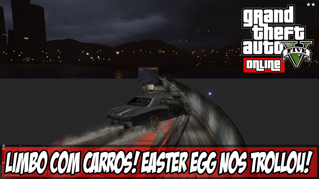 GTA V - Online -  Limbo Insano com Carro! Easter Eggs e Los Santos Kid!