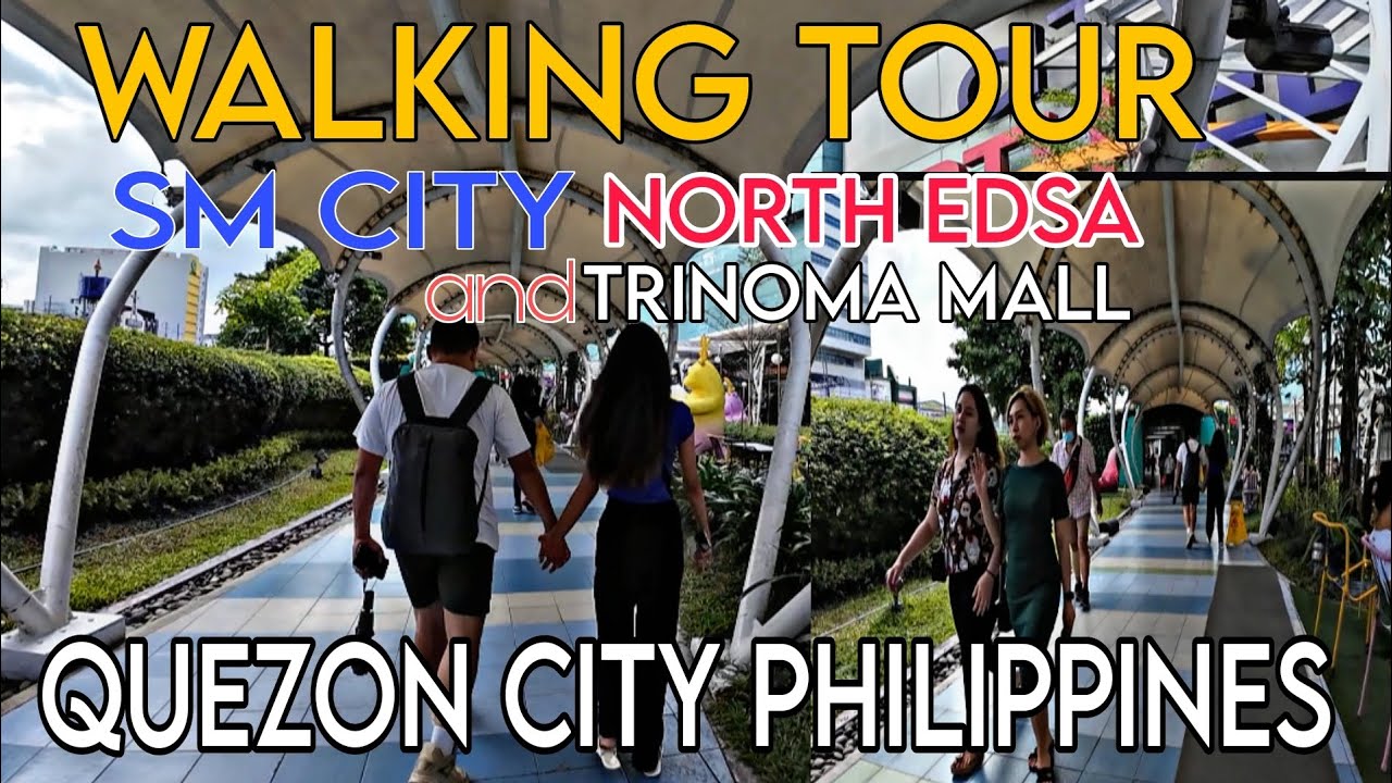 WALKING TOUR AT SM CITY NORTH EDSA and TRINOMA AYALA MALL QUEZON CITY PHILIPPINES #walkingtour