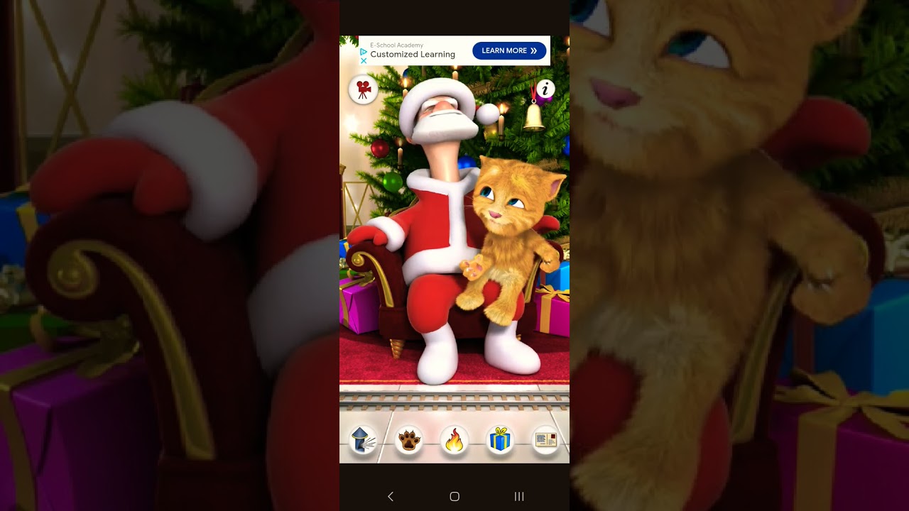 Talking Santa Meets Ginger Gameplay An iPhone