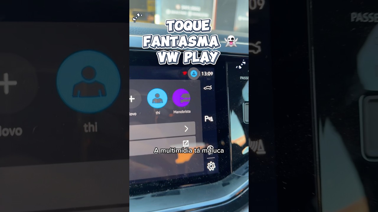 Problema na central multim&iacute;dia VW Play no Nivus: toque fantasma (ghost touch). #volkswagen #bug