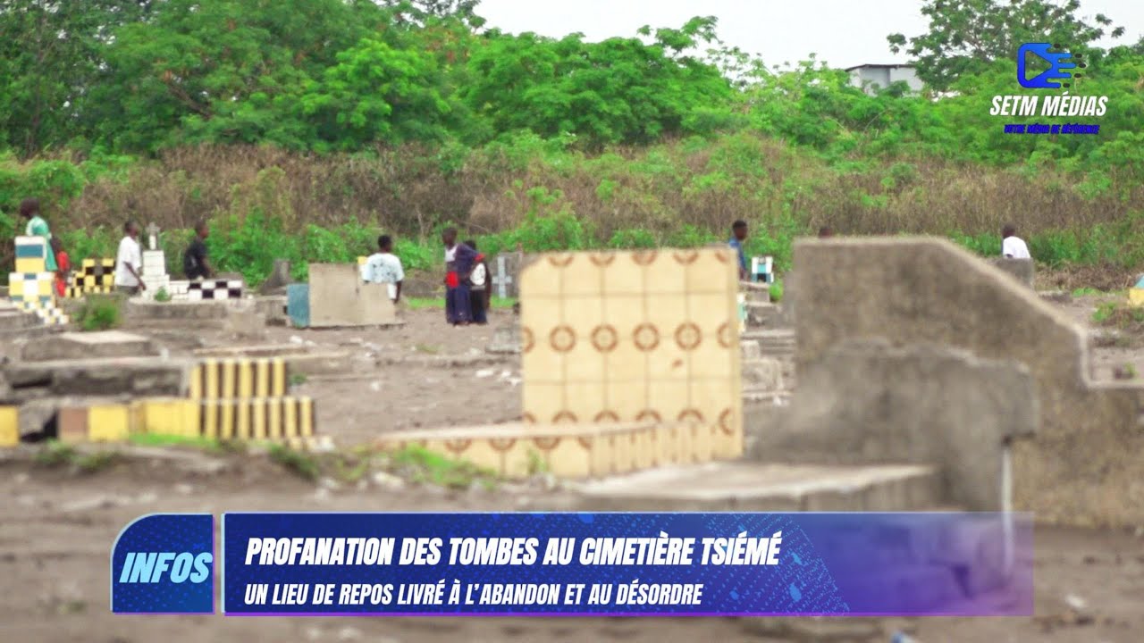 PROFANATION DES TOMBES AU CIMETIÈRE TSIÉMÉ_ EXAUCÉ MAKAYA JOURNALISTE #reportage #news #congo #viral