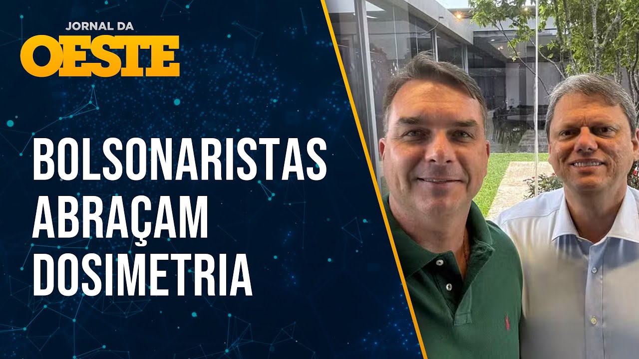 EXCLUSIVO: Tarcísio e Flávio Bolsonaro articulam aprovação do 'PL da Dosimetria'