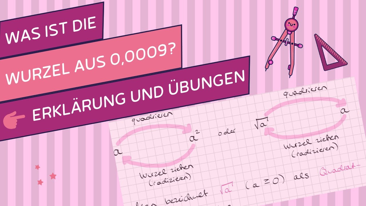 Was ist eine Quadratwurzel? | ohne Taschenrechner | Wurzelziehen | Übungen