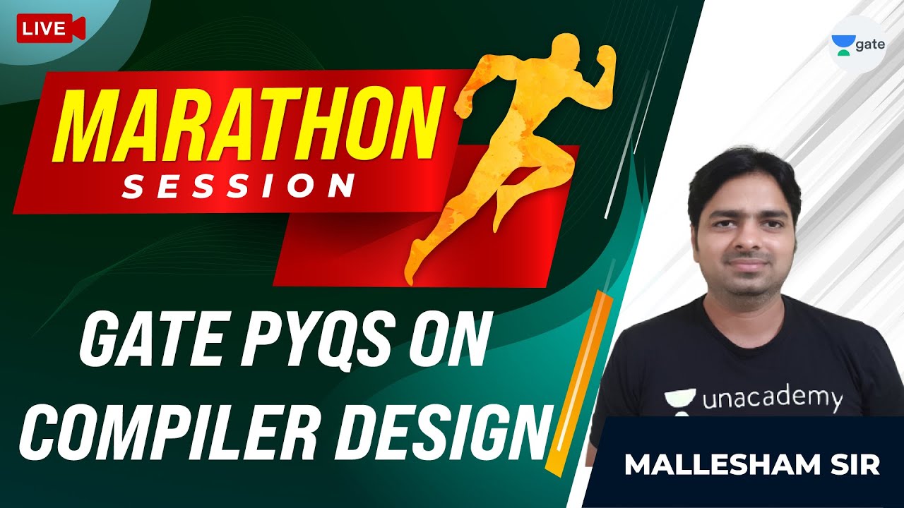 GATE PYQs on Compiler Design | Marathon Session | GATE 2021 CSE Exam