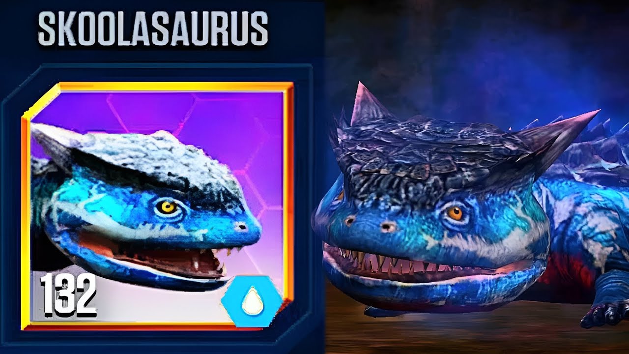 NEW SKOOLASAURUS SUPER LEVEL 132 | JURASSIC WORLD THE GAME
