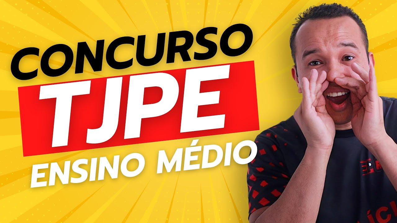 NOVO CONCURSO TJ PERNAMBUCO: VAGAS ENSINO MÉDIO E SUPERIOR; CONFIRA TODOS OS DETALHES