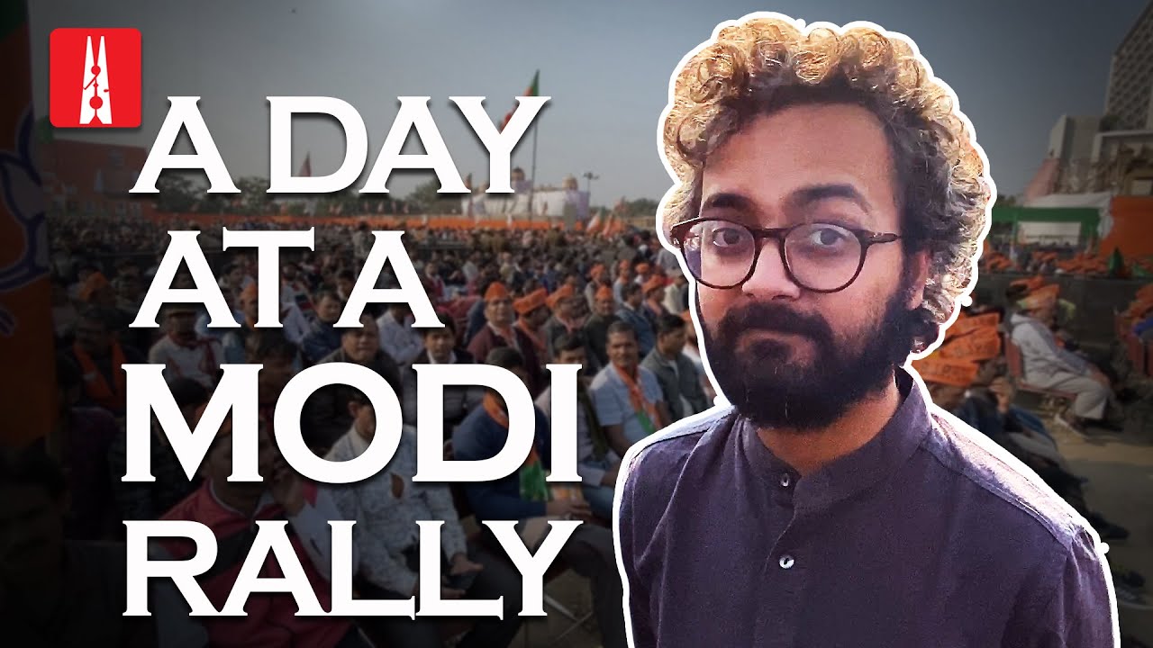 A day at Narendra Modi’s campaign rally in Delhi