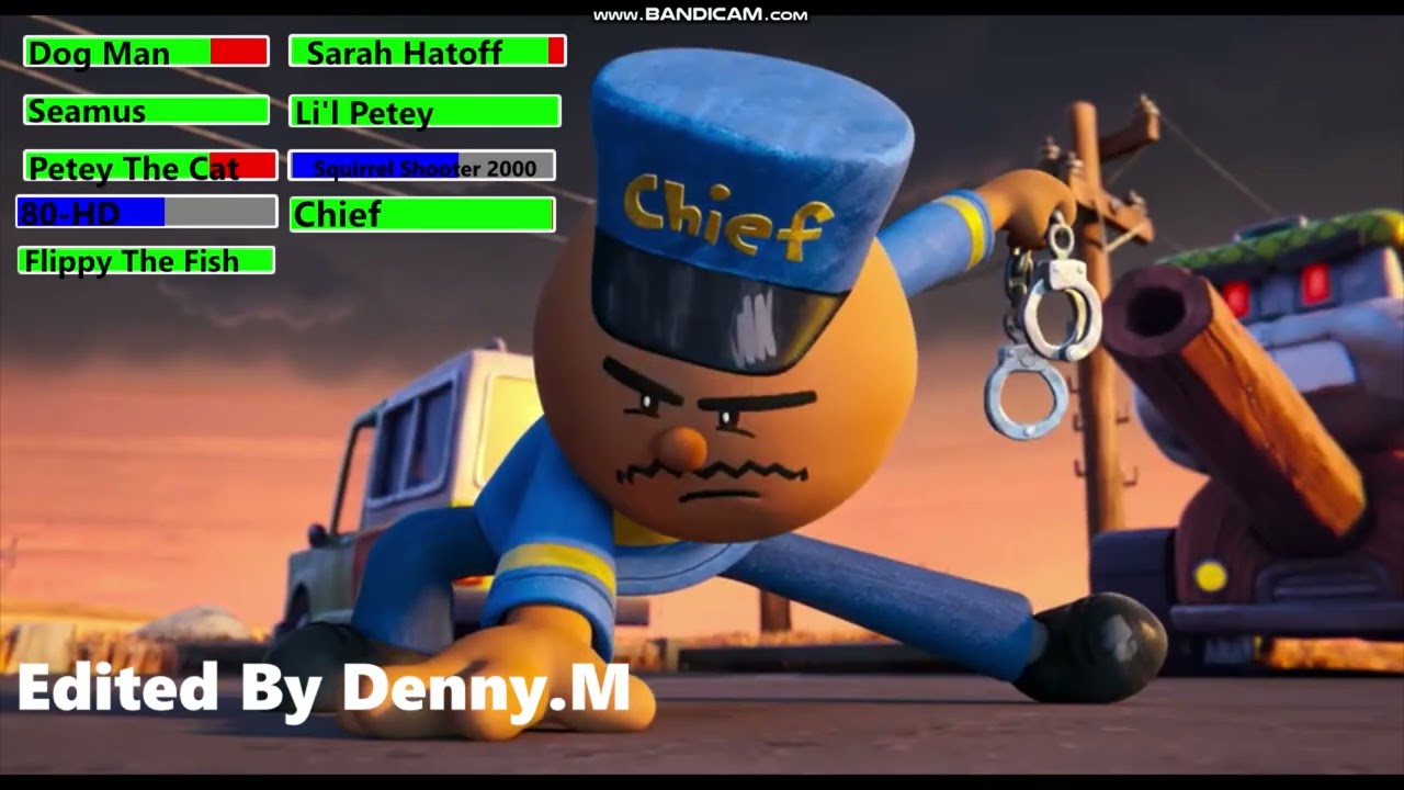 Dog Man (2025) Final Battle With Healthbars 4/4