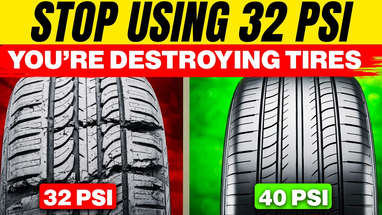 STOP Setting Tire Pressure to 32 PSI! (You're Destroying Your Car)