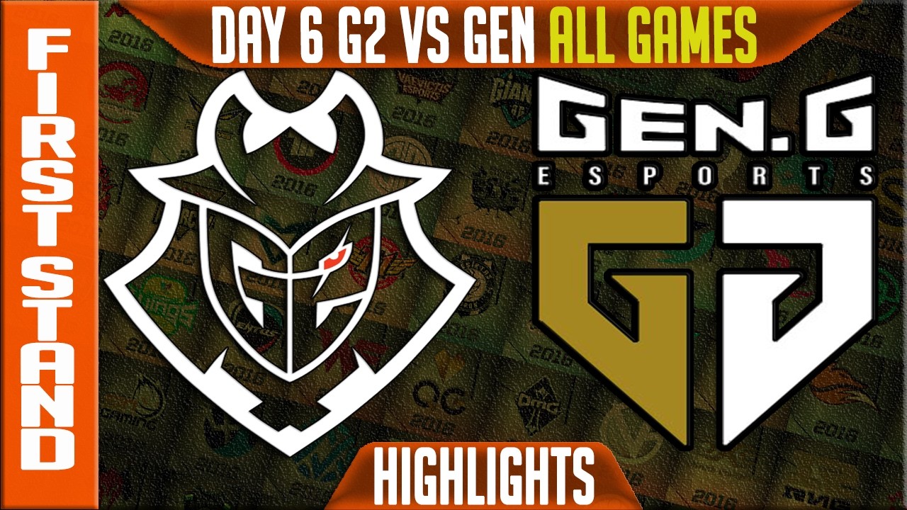 G2 vs GEN Highlights ALL GAMES | First Stand 2026 International Tournament Day 6 G2 Esports vs GenG