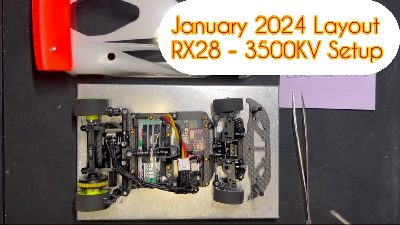 LEMO FOX Mini-Z | RX28 - 3500KV Setup | January 2024 Layout