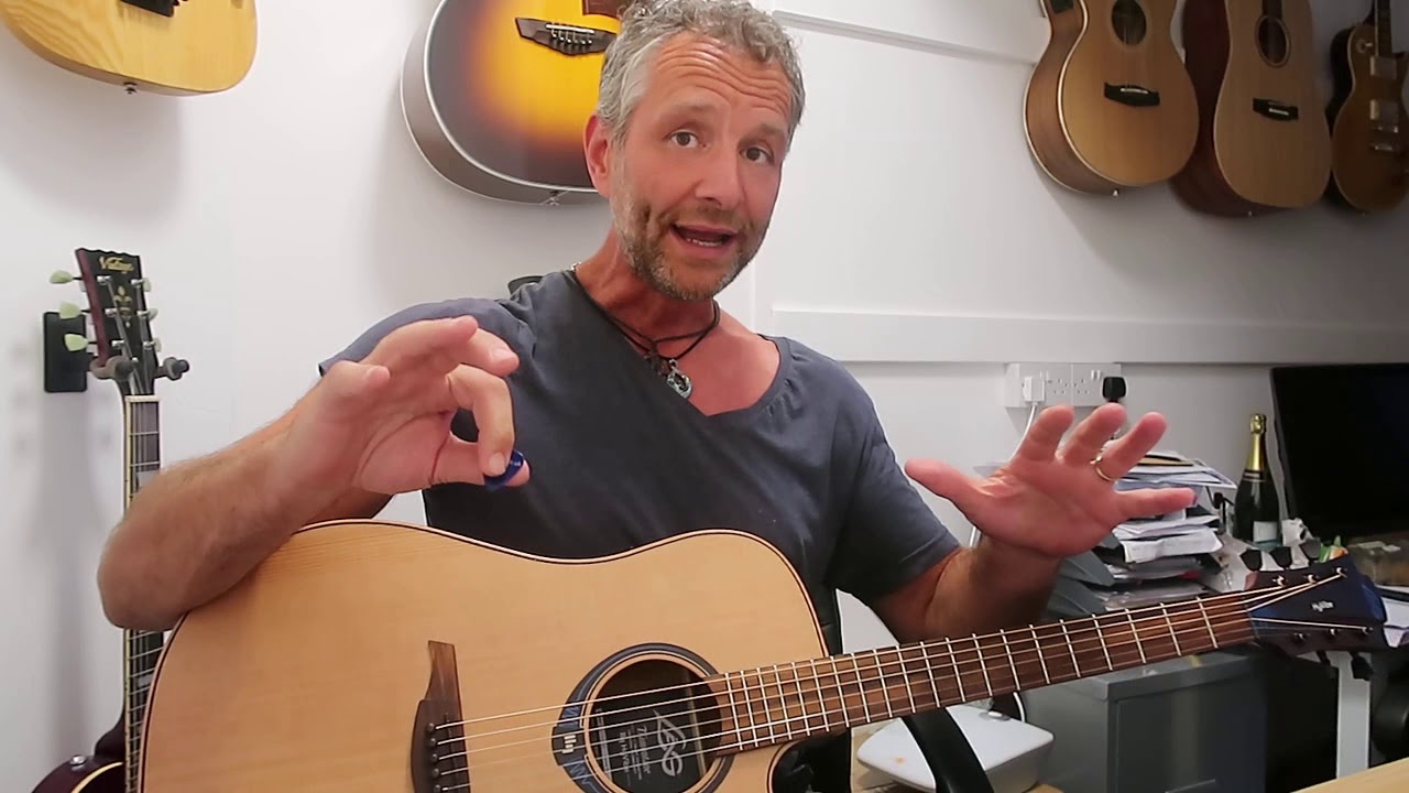 The LAG Hyvibe Smart Guitar.   THE Most Fun You Can Have With An Acoustic Guitar!!  Love it!!!