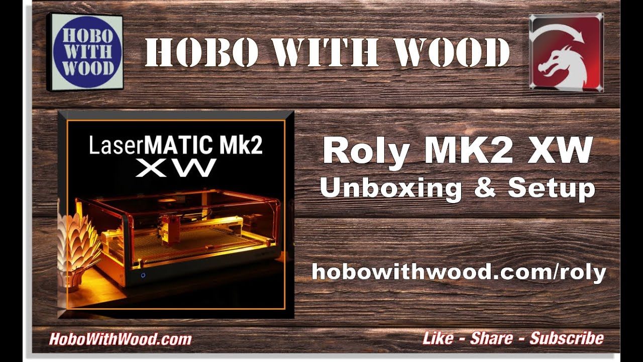 Roly LaserMATIC MK2 XW Unboxing