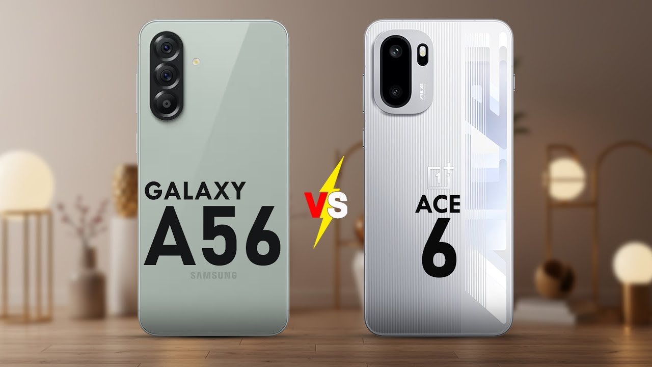 SAMSUNG GALAXY A56 vs ONEPLUS ACE 6 - Which Mid-Range Phone is PERFECT?
