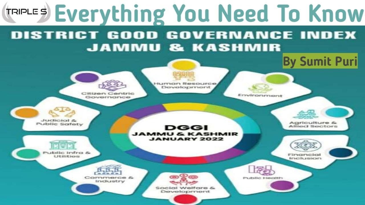 District Good Governance Index - Jammu and Kashmir || Everything You Need to Know by Sumit Puri