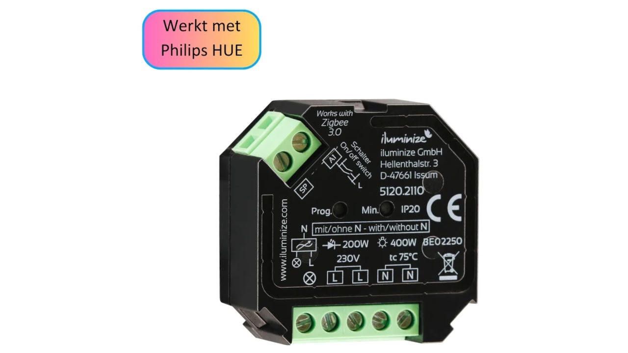 Presentatie en Installatie ZigBee Dimmer voor Hue, Homey of Z2MQTT