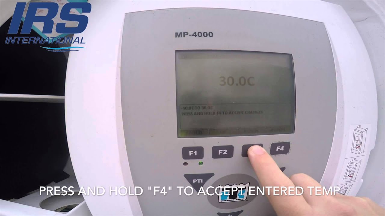 THERMOKING MP4000 TEMP SET REEFER CONTAINER