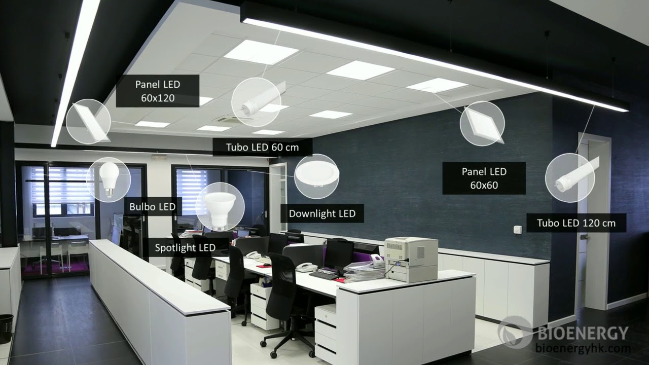 Iluminaci&oacute;n LED para espacios interiores